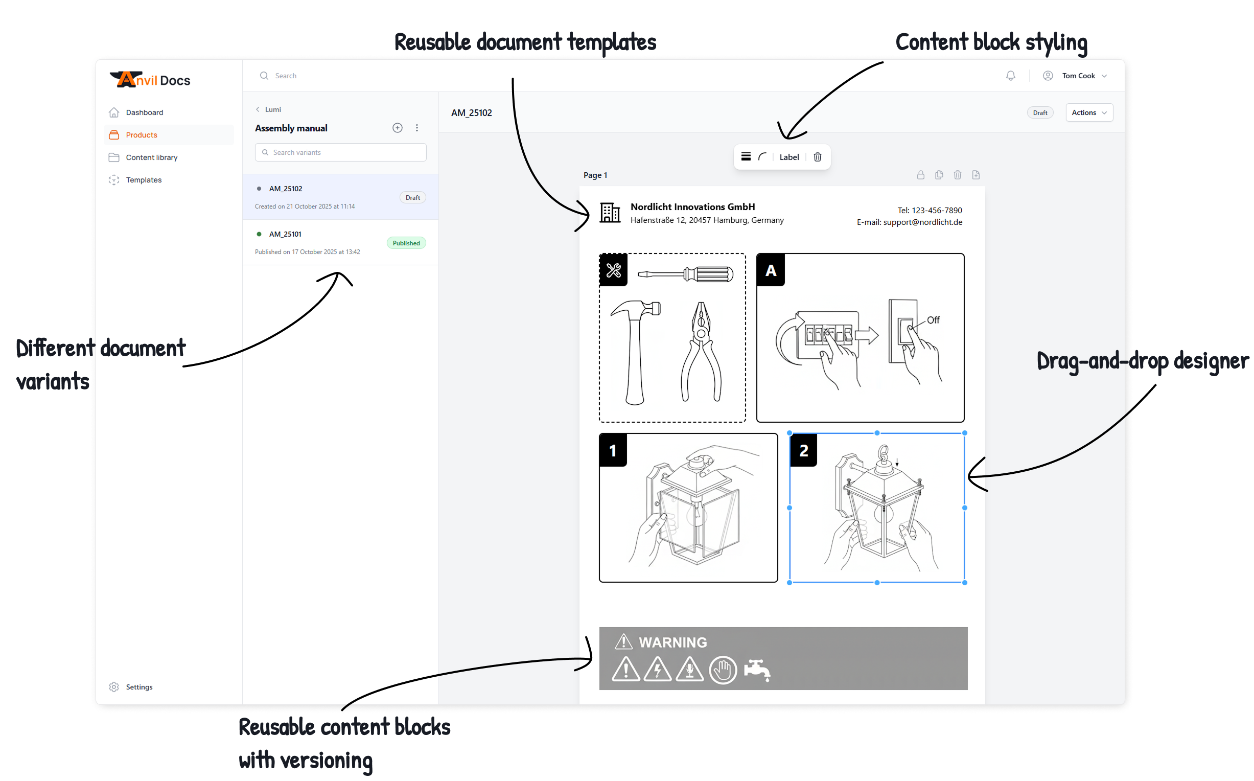 Anvil Docs screenshot